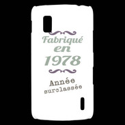 Coque LG Nexus 4 Fabriqué en 1978 ZG