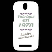 Coque HTC One SV Fabriqué en 1978 ZG