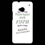 Coque HTC One Fabriqué en 1978 ZG