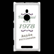 Coque Nokia Lumia 925 Fabriqué en 1978 ZG