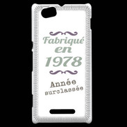 Coque Sony Xperia M Fabriqué en 1978 ZG