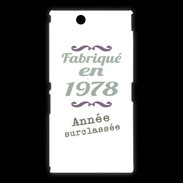 Coque Sony Xpéria Z Ultra Fabriqué en 1978 ZG