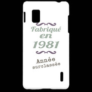 Coque LG Optimus G Fabriqué en 1981 ZG