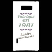 Coque LG Optimus L7 Fabriqué en 1981 ZG