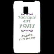 Coque LG P990 Fabriqué en 1981 ZG