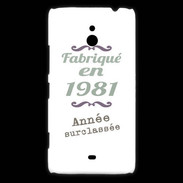 Coque Nokia Lumia 1320 Fabriqué en 1981 ZG
