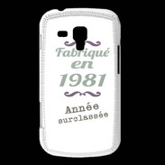 Coque Samsung Galaxy Trend Fabriqué en 1981 ZG