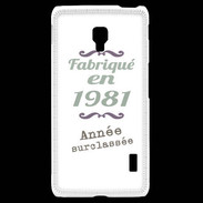 Coque LG F6 Fabriqué en 1981 ZG