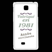 Coque LG F5 Fabriqué en 1981 ZG