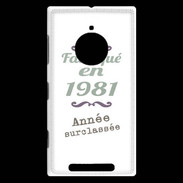 Coque Nokia Lumia 830 Fabriqué en 1981 ZG