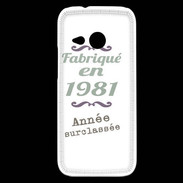 Coque HTC One Mini 2 Fabriqué en 1981 ZG