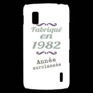 Coque LG Nexus 4 Fabriqué en 1982 ZG