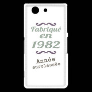 Coque Sony Xperia Z3 Compact Fabriqué en 1982 ZG