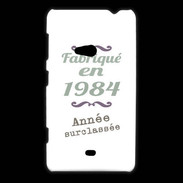 Coque Nokia Lumia 625 Fabriqué en 1984 ZG