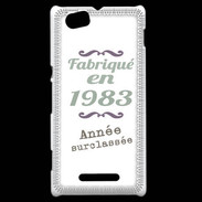 Coque Sony Xperia M Fabriqué en 1983 ZG