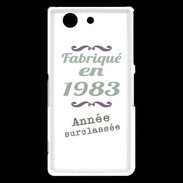 Coque Sony Xperia Z3 Compact Fabriqué en 1983 ZG