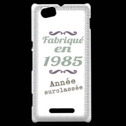 Coque Sony Xperia M Fabriqué en 1985 ZG