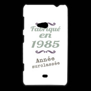 Coque Nokia Lumia 625 Fabriqué en 1985 ZG