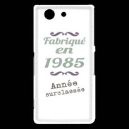 Coque Sony Xperia Z3 Compact Fabriqué en 1985 ZG