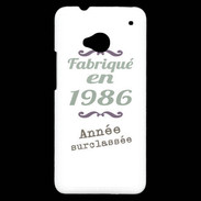 Coque HTC One Fabriqué en 1986 ZG