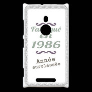 Coque Nokia Lumia 925 Fabriqué en 1986 ZG