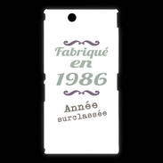 Coque Sony Xpéria Z Ultra Fabriqué en 1986 ZG