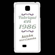 Coque LG F5 Fabriqué en 1986 ZG