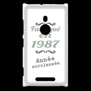 Coque Nokia Lumia 925 Fabriqué en 1987 ZG