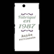 Coque Sony Xpéria Z Ultra Fabriqué en 1987 ZG