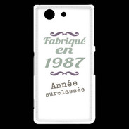 Coque Sony Xperia Z3 Compact Fabriqué en 1987 ZG