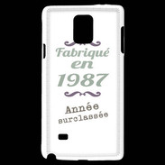 Coque Samsung Galaxy Note 4 Fabriqué en 1987 ZG