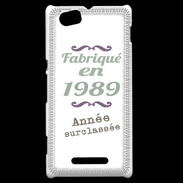 Coque Sony Xperia M Fabriqué en 1989 ZG