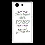 Coque Sony Xperia Z3 Compact Fabriqué en 1989 ZG