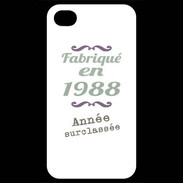 Coque iPhone 4 / iPhone 4S Fabriqué en 1988 ZG