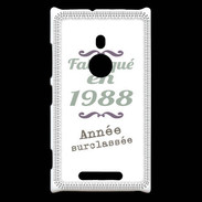 Coque Nokia Lumia 925 Fabriqué en 1988 ZG