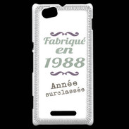 Coque Sony Xperia M Fabriqué en 1988 ZG