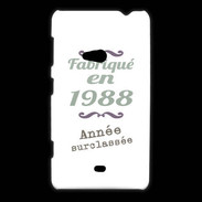 Coque Nokia Lumia 625 Fabriqué en 1988 ZG
