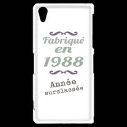 Coque Sony Xperia Z2 Fabriqué en 1988 ZG