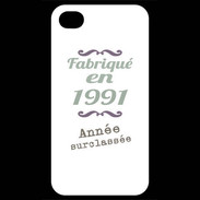Coque iPhone 4 / iPhone 4S Fabriqué en 1991 ZG