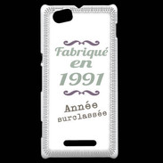 Coque Sony Xperia M Fabriqué en 1991 ZG