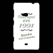 Coque Nokia Lumia 625 Fabriqué en 1991 ZG