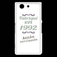 Coque Sony Xperia Z3 Compact Fabriqué en 1992 ZG