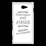Coque Sony Xperia M2 Fabriqué en 1993 ZG