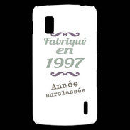 Coque LG Nexus 4 Fabriqué en 1997 ZG