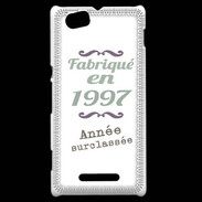 Coque Sony Xperia M Fabriqué en 1997 ZG