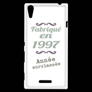 Coque Sony Xperia T3 Fabriqué en 1997 ZG