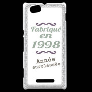 Coque Sony Xperia M Fabriqué en 1998 ZG