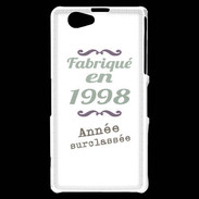 Coque Sony Xperia Z1 Compact Fabriqué en 1998 ZG