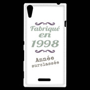 Coque Sony Xperia T3 Fabriqué en 1998 ZG