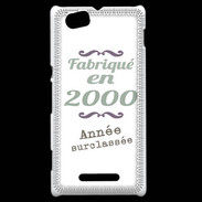 Coque Sony Xperia M Fabriqué en 2000 ZG